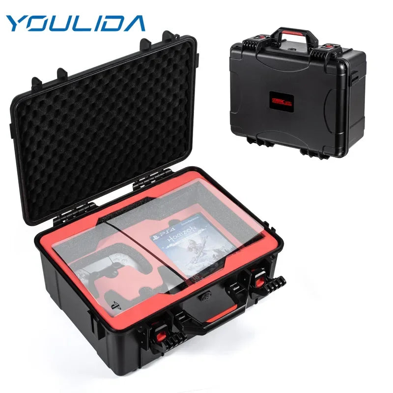 PS5 Slim Carrying Case Hard Storage Case Waterproof Box Trav
