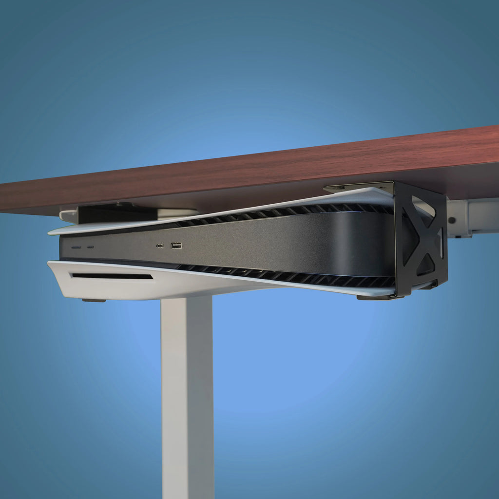 Monzlteck Under Desk Holder for PS5/PS5 Slim Stealth Mount C