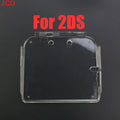 JCD Anti Scratches Case Clear Crystal Hard Housing Cover Shell For 2DS Anti Scratches Transparent Case & Screen Protective Film