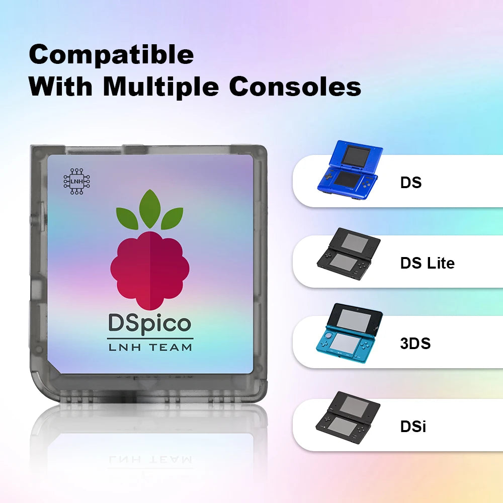 Colorful RP2040 Dspico Game Card Reader MicroUSB White PCBA 