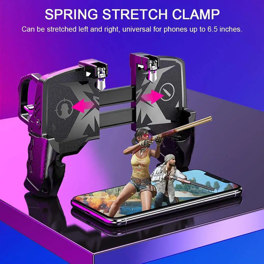 Mobile Controller Pubg Trigger Gamepad Cell Phone Joystick F