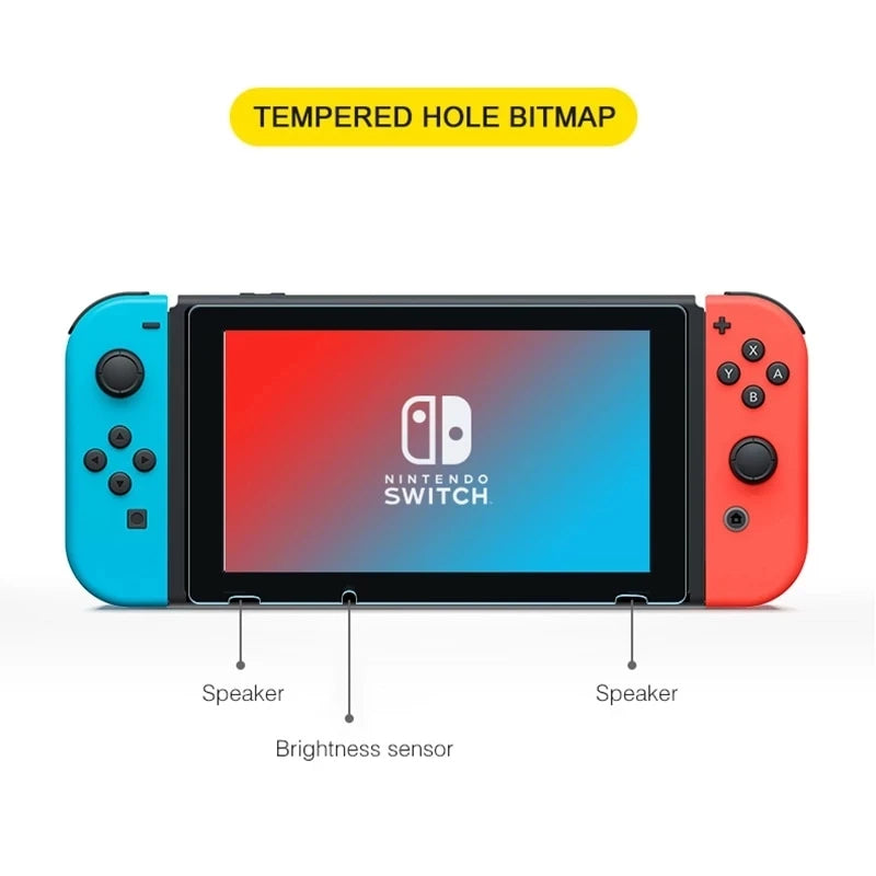 1-3PCS Tempered Glass Protective Film for Nintendo Switch NS