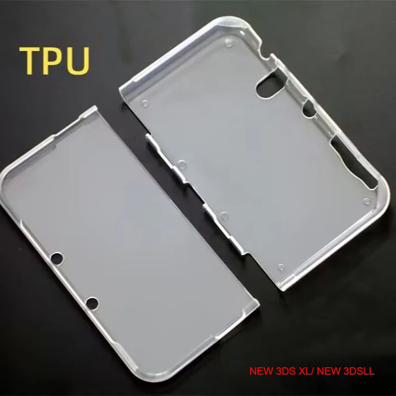 Soft Transparent Protective Shell Case For New 3DS XL LL Cle