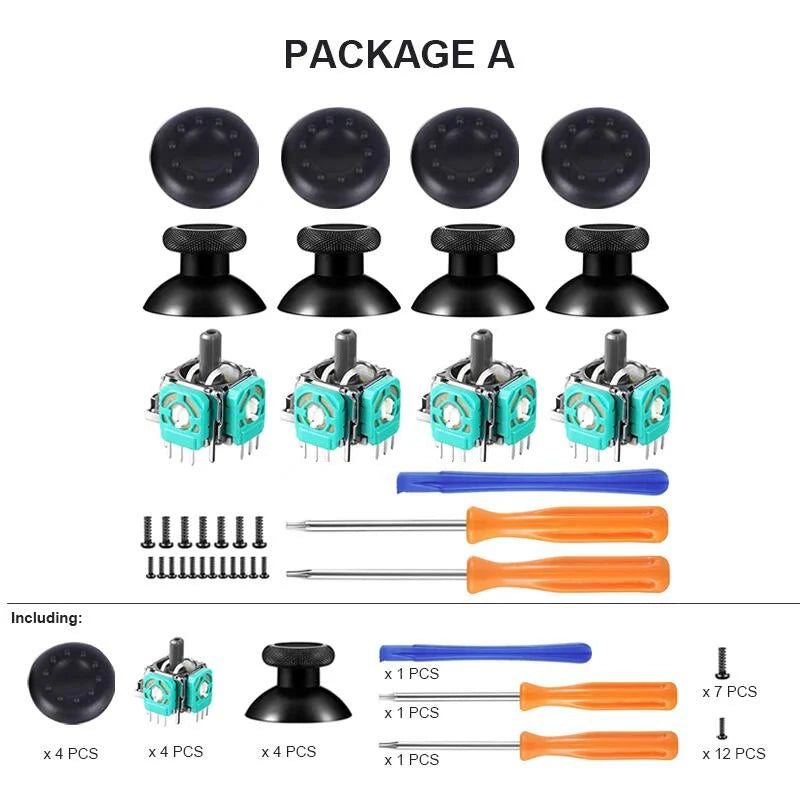 Replacement Joystick for Xbox One Control Analog Stick for Xbox Series X/S Controller Bump Repair Parts Accessories