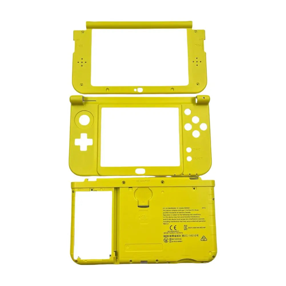 for Nintendo NEW 3DS XL Console Replacement Middle Housing Shell Battery Cover Case Screen Frame Lens Plastic Frame Replacement