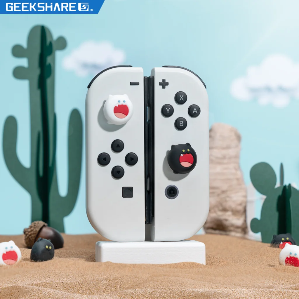 Super Cute Silicone Soft Joycon Thumb Stick Grip Cap Joystic