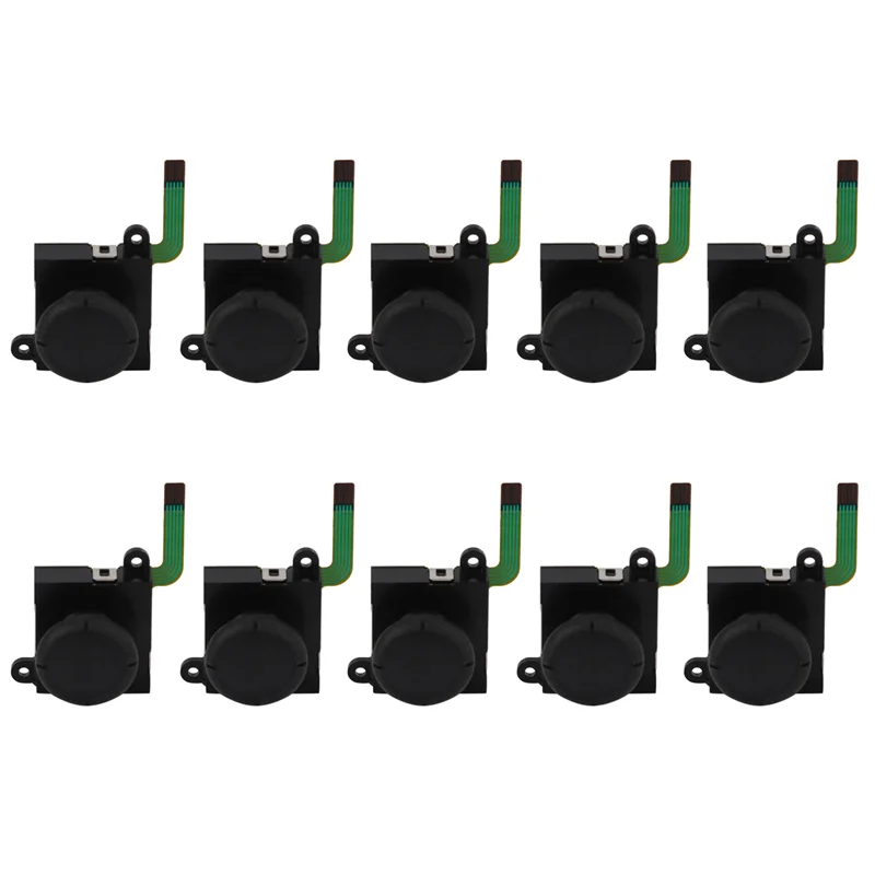 CJSD-60Pcs Replacement 3D Analog Rocker Joy Stick For Ninten