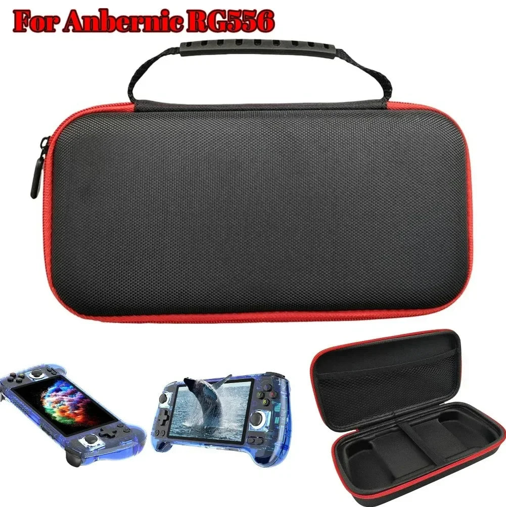 Game Console Carrying Bag EVA Hard Carrying Case with Mesh P
