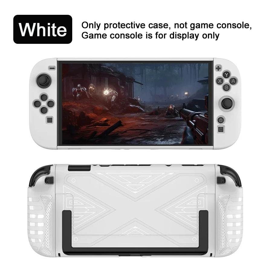 TPU+PC Split Design Case Protection Hand Shell Anti-Drop Handheld Game Console Case Anti-Slip Full Protective Shell for Switch 2