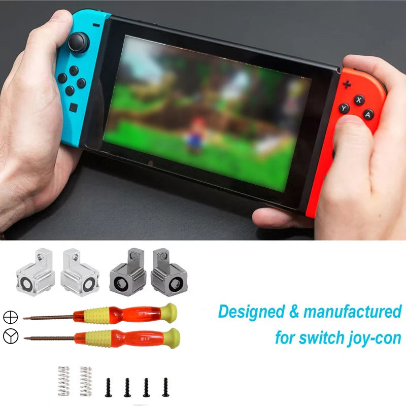 Metal Lock Buckles Latches for Switch OLED /Switch Joycon Re