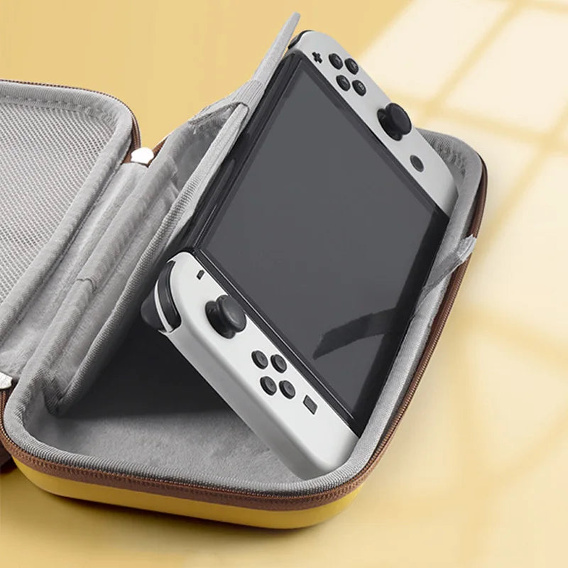 Cartoon Pikachu Storage Bag for Nintendo Switch 2 OLED NS Co