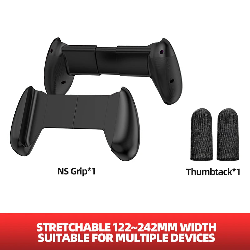 Stretchable Hand Grip For Switch Oled/Lite/Android IOS Mobile Phone Tablet Handheld Bracket Console Protective Case Stand Holder