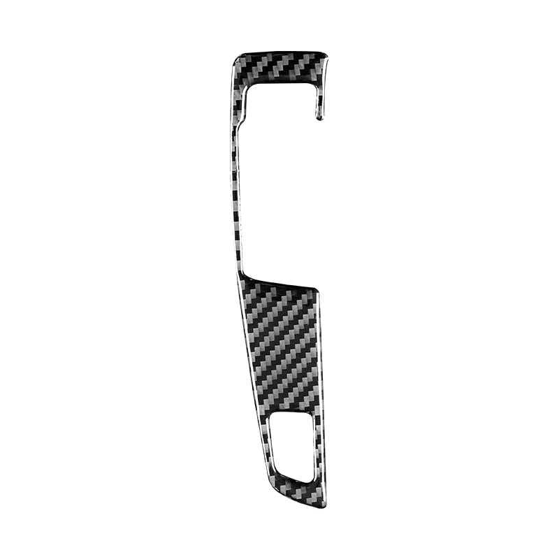 For BMW 5 Series F10 F18 2011-2017 Car Accessories Carbon Fiber Interior Car Gear Shift Panel Buttons Trim Frame Cover Stickers