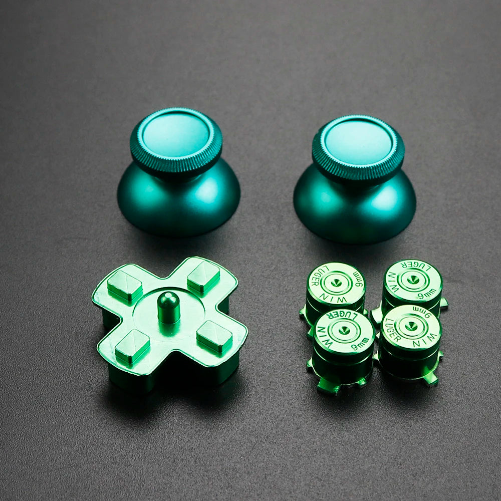 Metal Dpad ABXY Buttons for PS4 Controller Custom Replacement Aluminum Analog Stick Joystick for PS4 Game Accessories
