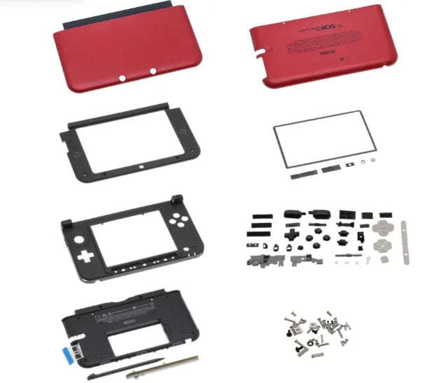 Handheld Console Shell Suitable For 3DSLL 3DSXLRetro Game Console Renovation Console Shell Complete Set Custom Accessories