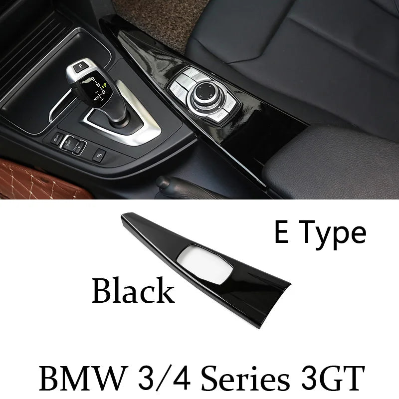 Chrome Car Styling CD Panel Switch Button Cover Sticker Trim For BMW 3 4 Series F30 F32 F34 F35 F36 320i 318i Inner Accessories
