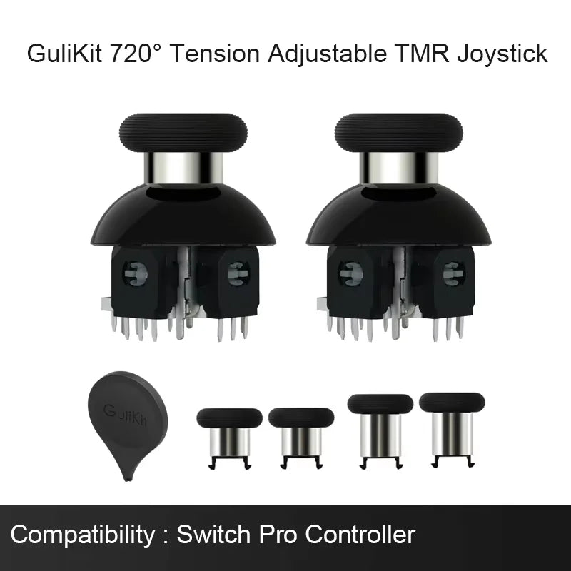 GuliKit 720 Tension Adjustable TMR Joystick for Switch Pro Xbox Series/Elite Series 2 Game Accessories Repair for PS4 PS5 Edge