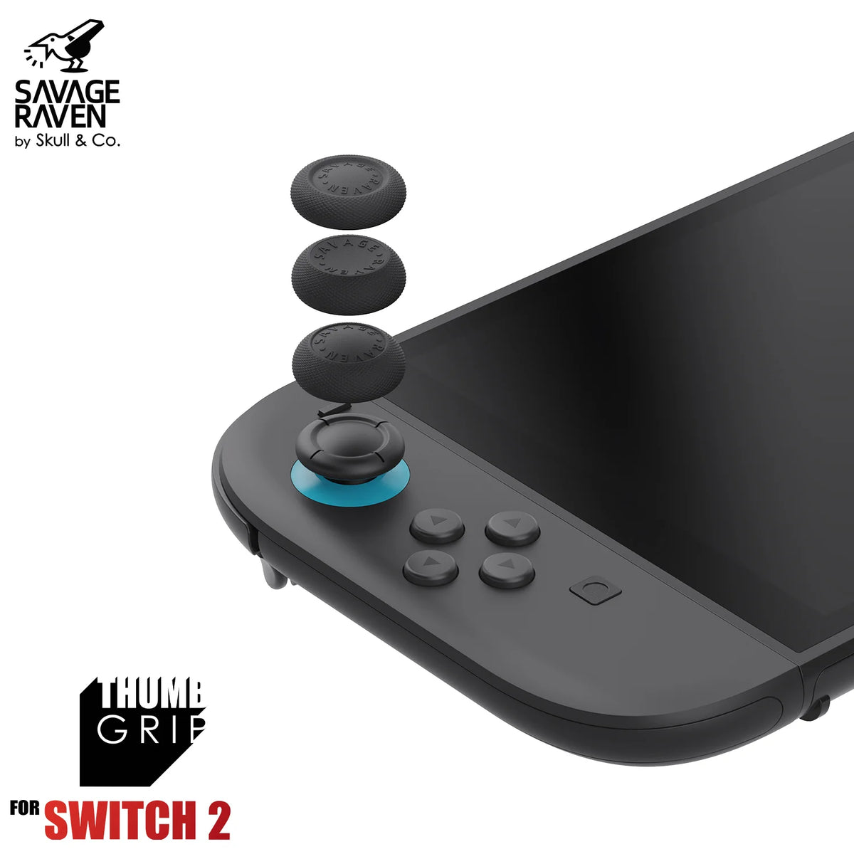 Savage Raven by Skull & Co. Joystick Cap Thumb Grip Set FPS 