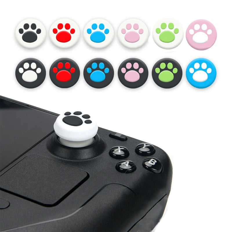 Cat Paw Silicone Soft Thumb Stick Grip Cap Joystick Cover Fo