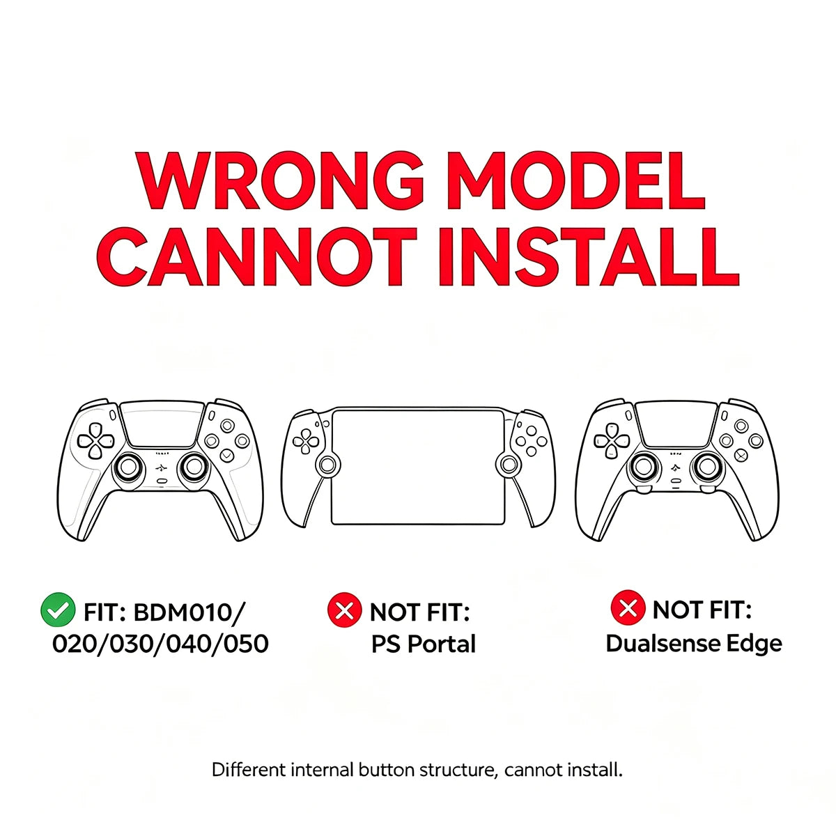 Ps5 Controller Cross-Directional Button Replacement Keys 30T