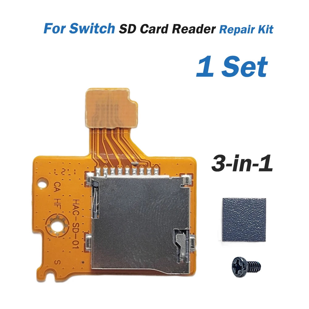 1/5/10pcs SD Card Reader Slot Memory Card Slot Socket for Nintendo Switch Replacement High-Precision TF Card Board