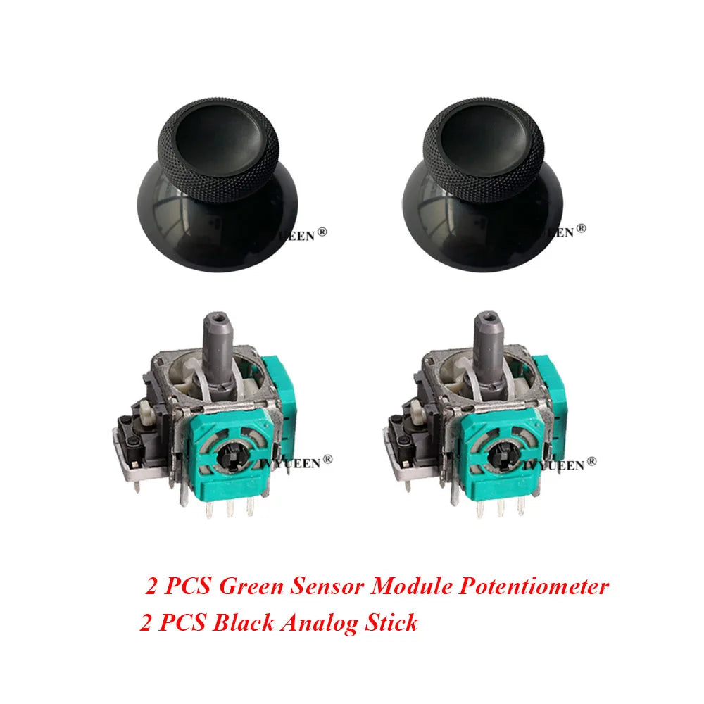 Joysticks Replacement for XBox One Series S X Core Controller Analog Stick 3D Thumbstick Sensor Module Potentiometers Repair Kit