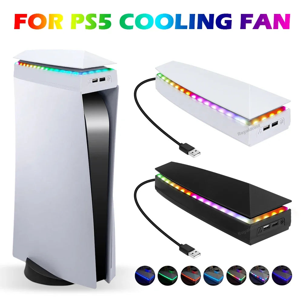 White Upper Cooling Fan Base Game Cooler Stand Bracket with 