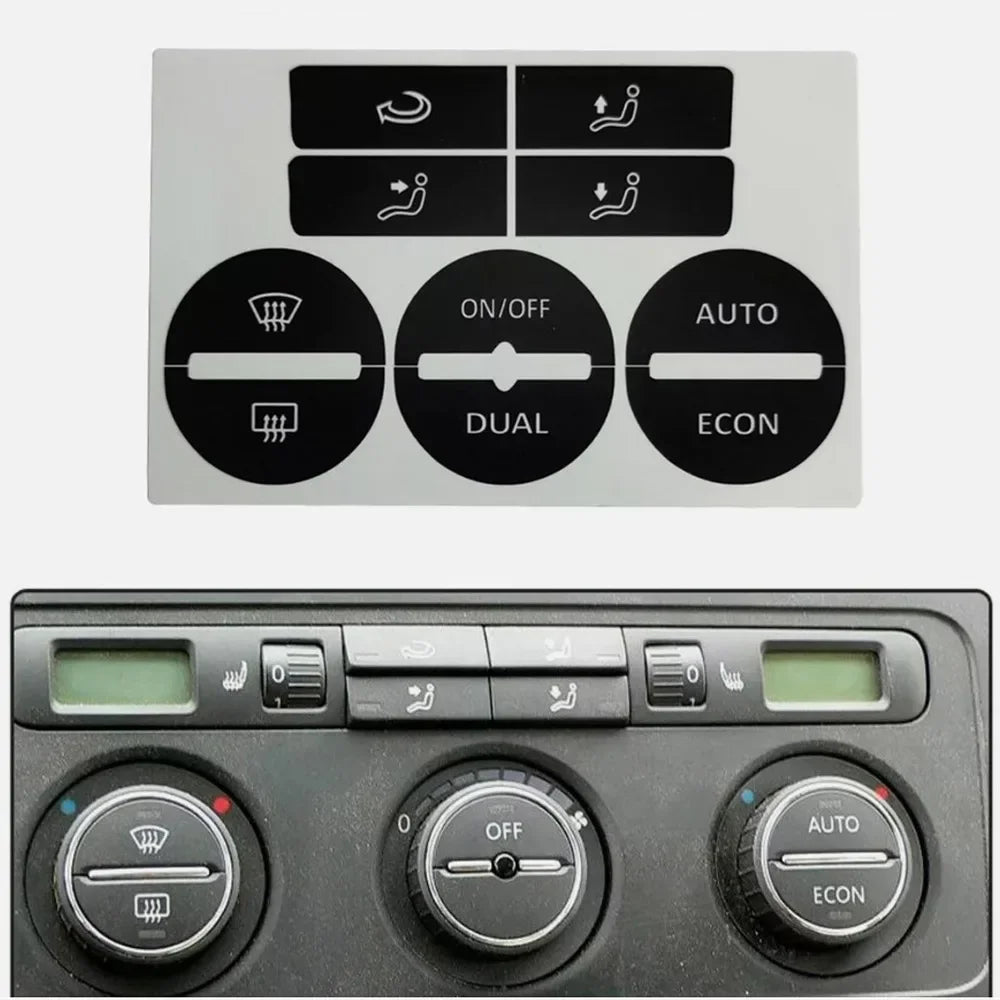 Car Center Console AC Climate Control Button Worn Repair Kit