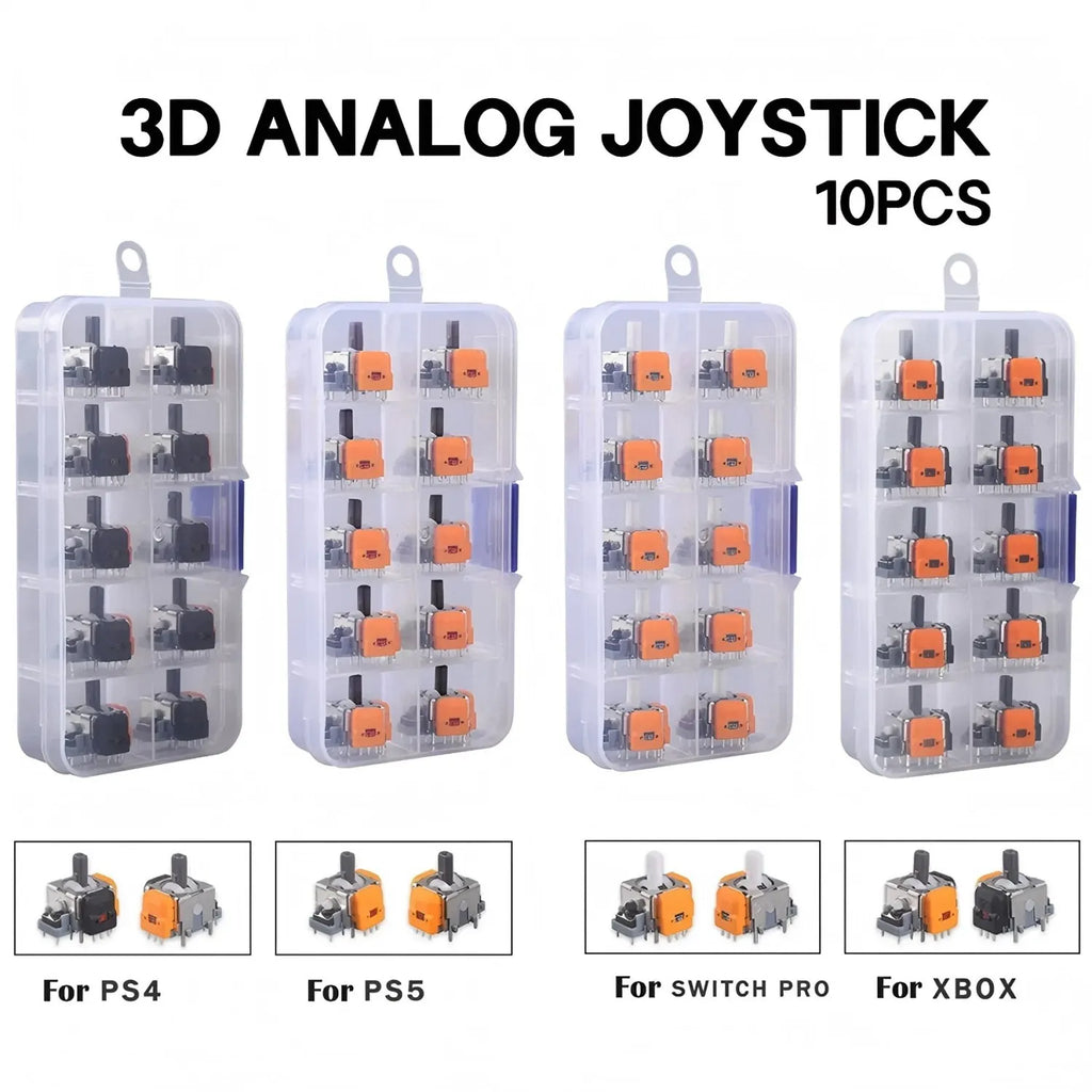 Replacement Hall Effect Joystick 3D Analog Sensor ThumbStick