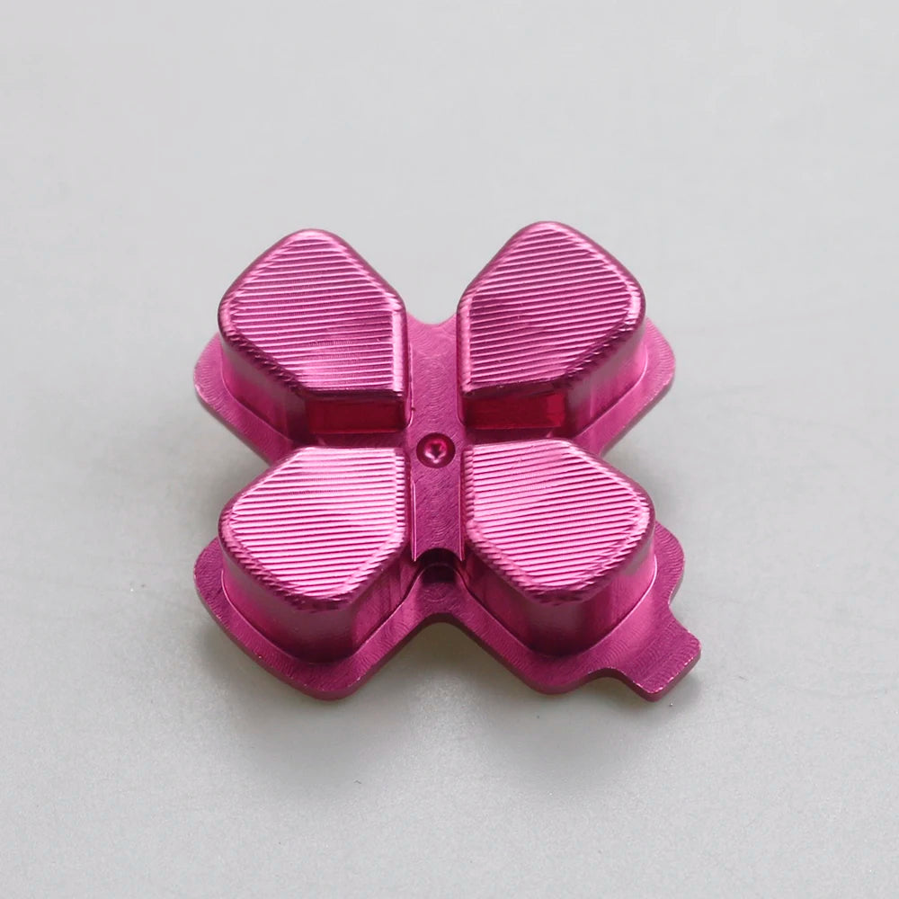 Metal Aluminum Analog Thumbsticks Joystick Cap Action Direction Keys Dpad ABXY Buttons For PS5 Controller