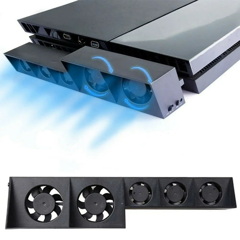 Fan Cooling Cooler For Sony PS4 Pro Slim Game Console Playst