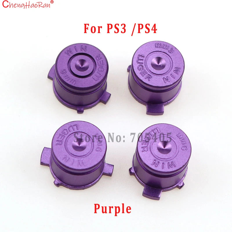 1Set Color Buttons For PS3 PS4 PS5 XBOX 360 Game Console Controller Aluminum Alloy Metal Replacement Parts