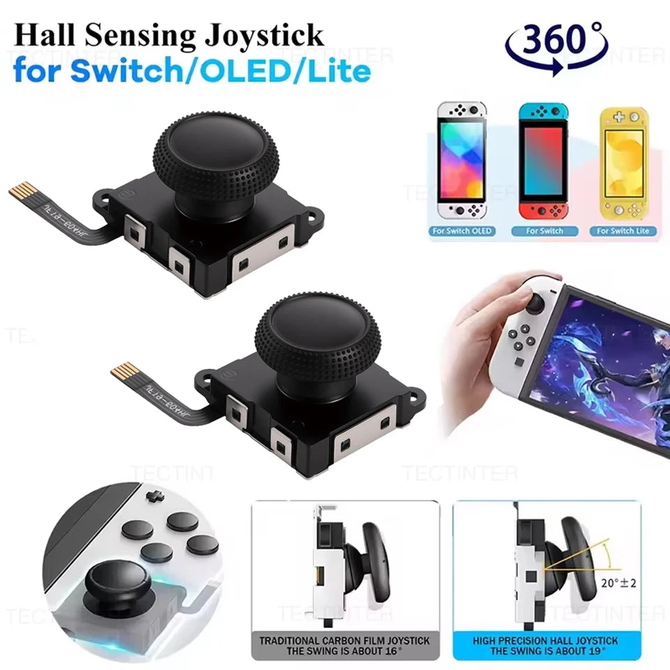 Hall Effect Joystick for Nintendo Switch/Lite/OLED Joystick 