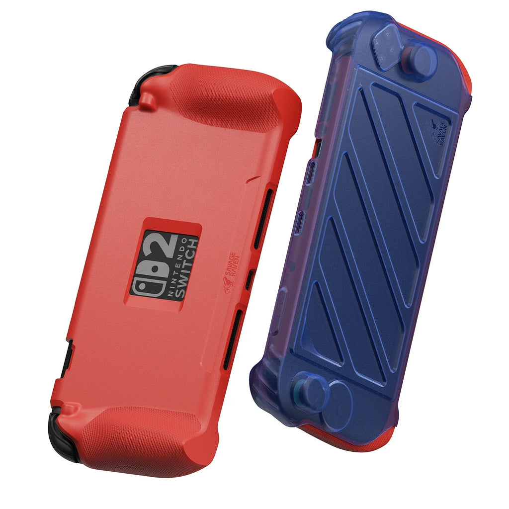Savage Raven by Skull & Co. HardShell Front Cover Bundle Portable Protective Case StandGrip for Nintendo Switch 2
