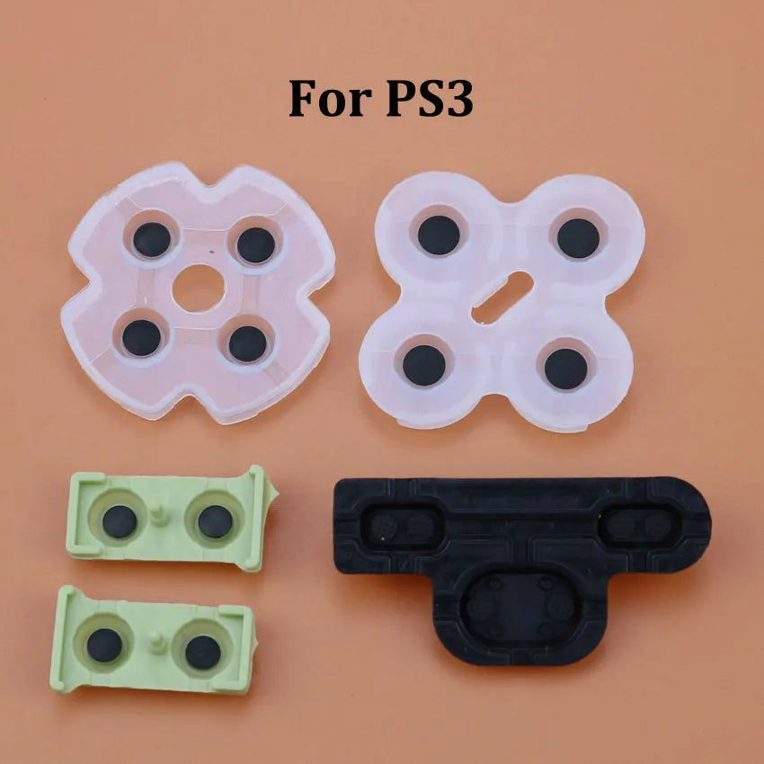 JCD For PS4 JDM-001/010 JDS-030/040/050/055 Silicone Conductive Rubber Button D Pad For PS5 PS4 Pro PS3 PS2 PSP1000 Controller