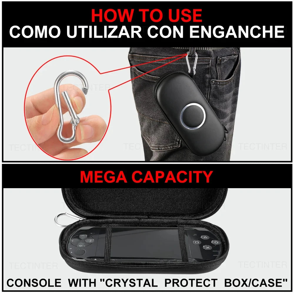 Portable Hard Travel Carry Case For Sony PSP1000/2000/3000 P