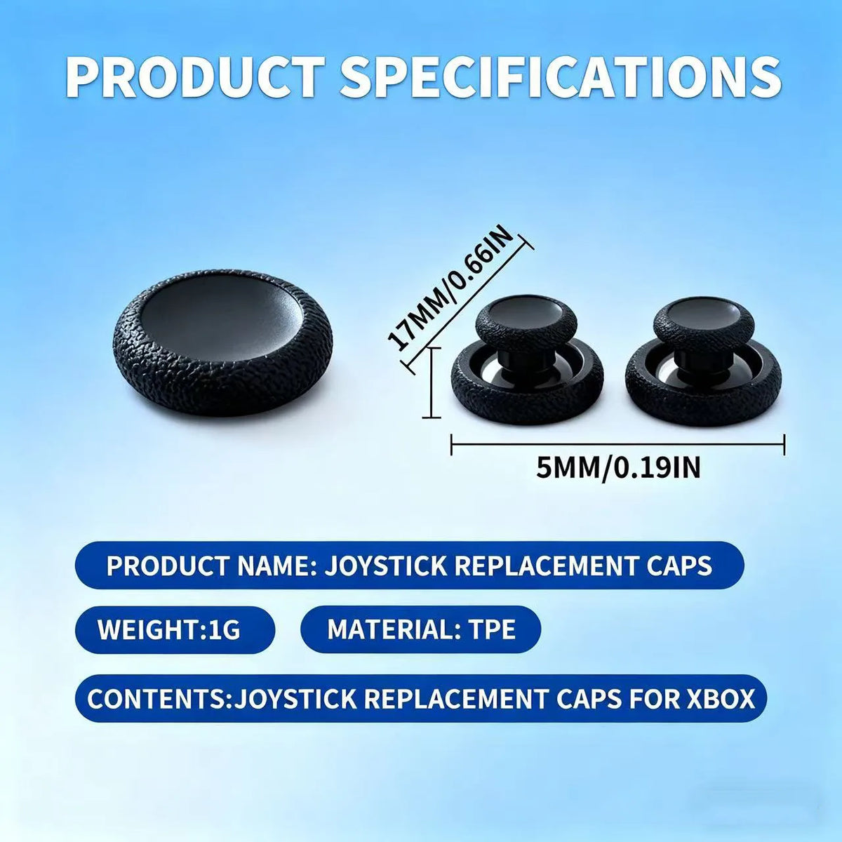 20pcs Controller Thumb Grip Caps for Xbox One/Xbox Series X 