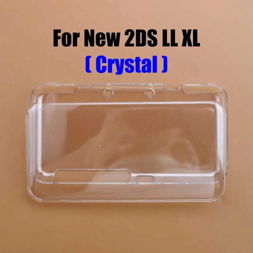Plastic Crystal Hard Shell & TPU Silicone Sleeve For 2DS 3DS 3DSLL 3DSXL New 2DS 3DS LL XL Game Console Soft Protective Case