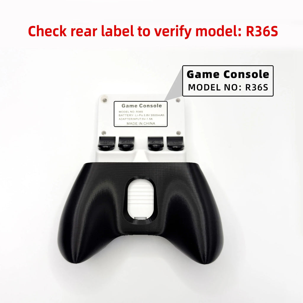 For R36S Grip Easy Install Lightweight Version 3D Printed Co