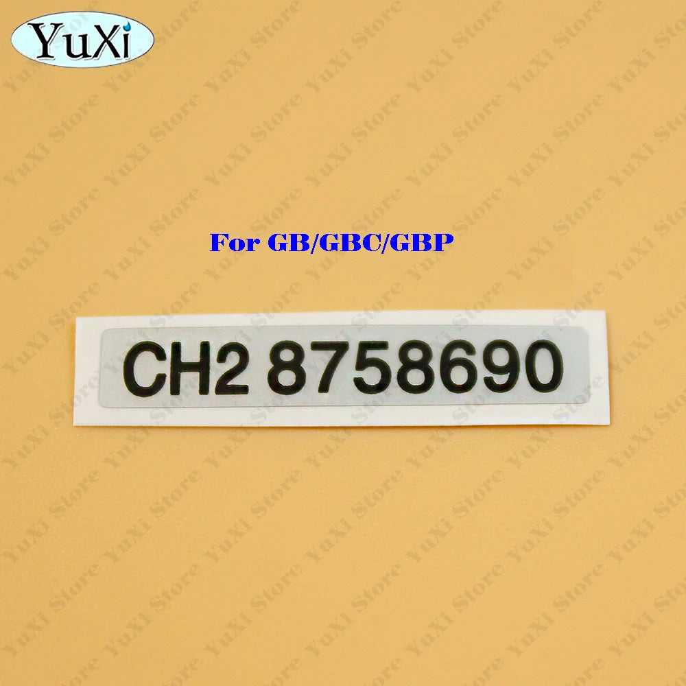 Serial Number Sticker Back Shell Label For GB GBC GBP For GameBoy Colors Pocket Game Console Label Stickers Replacement Part
