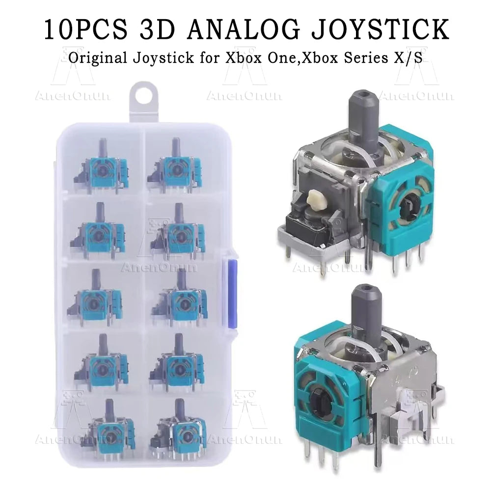 10PCS Controller Original ALPS Joystick for Xbox One/Xbox Series X/Xbox Series S Replacement Part 3D Analog Sensor Thumb Stick