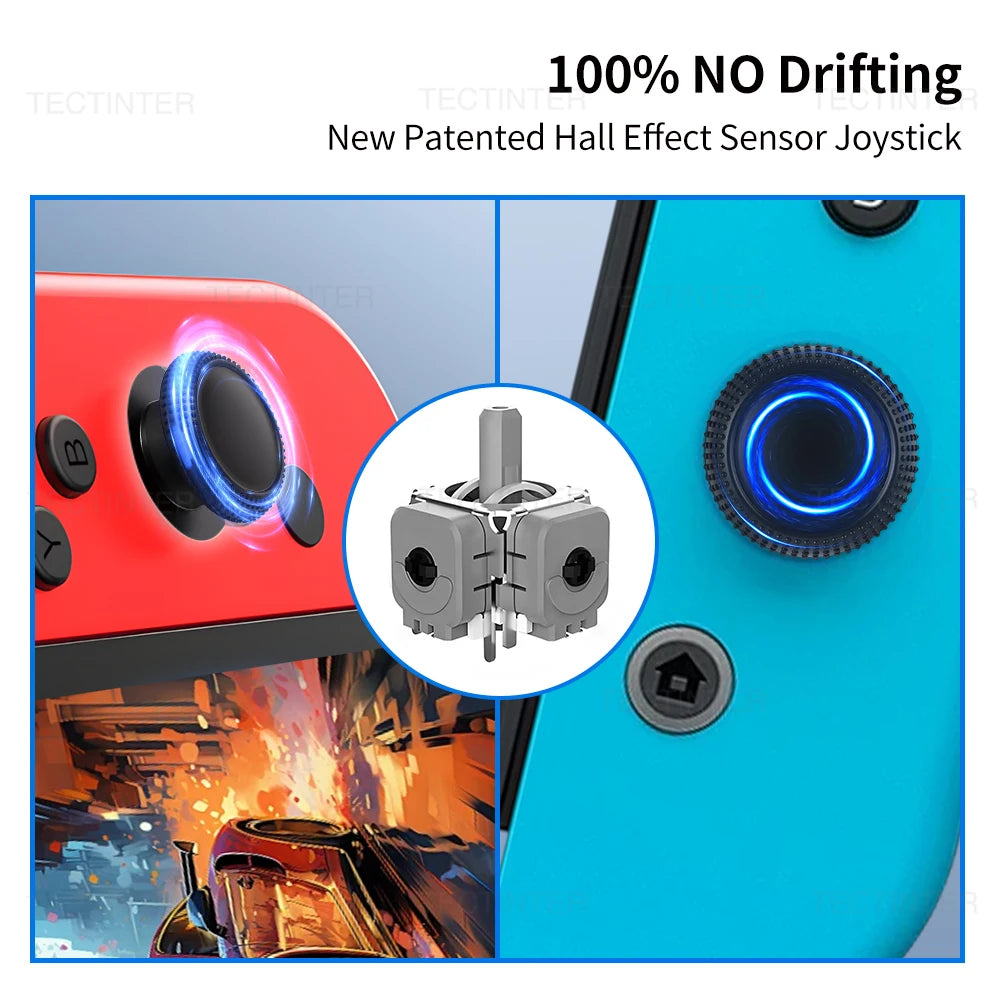 2PCS Hall Effect Joystick Replacement for Nintendo Switch/Li