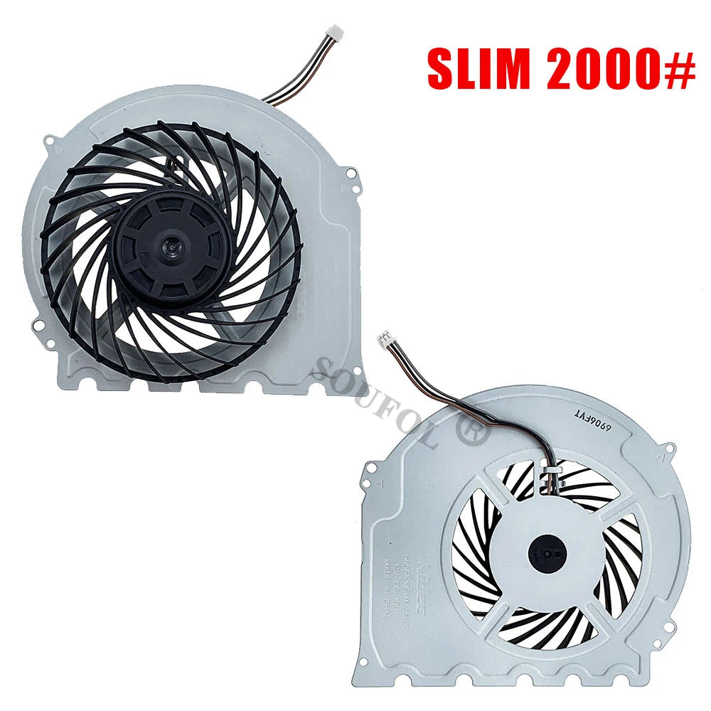 New Inner Cooling Fan for PS4 Game Console Cooler 1000/1200/2000/7000 Series Replacement for PS4 Host Silent Fan