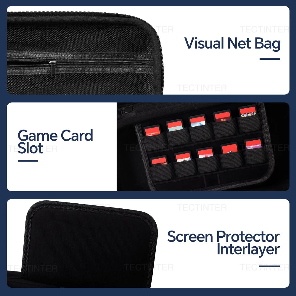 Large Traval Storage Bag for Nintendo Switch Oled & Switch 1