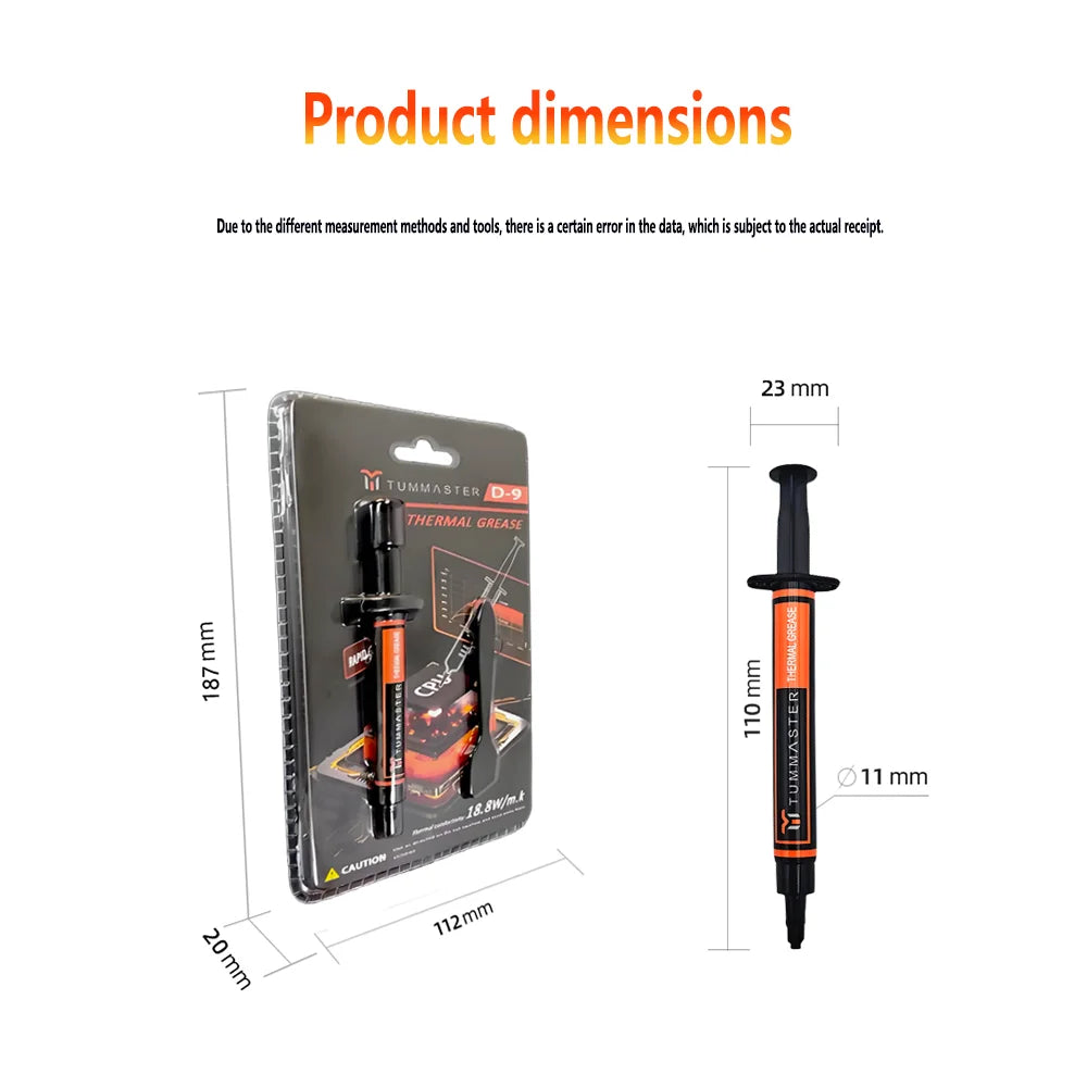 TUMMASTER Central Processor Thermal Paste High Thermal 18.8W