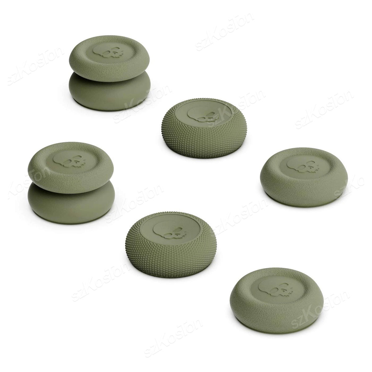 6PCS Thumb Grips Caps Set for Switch 2 Pro/PS5/PS4 Controller Button Stick Cover Gamepad Joystick Cap Gaming Accessories