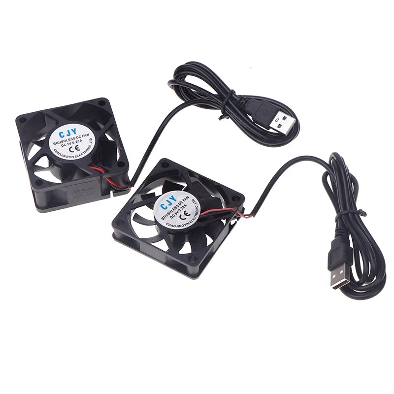 1PC PC Computer Case Cooler 60mm USB Fan 5V Brushless Coolin