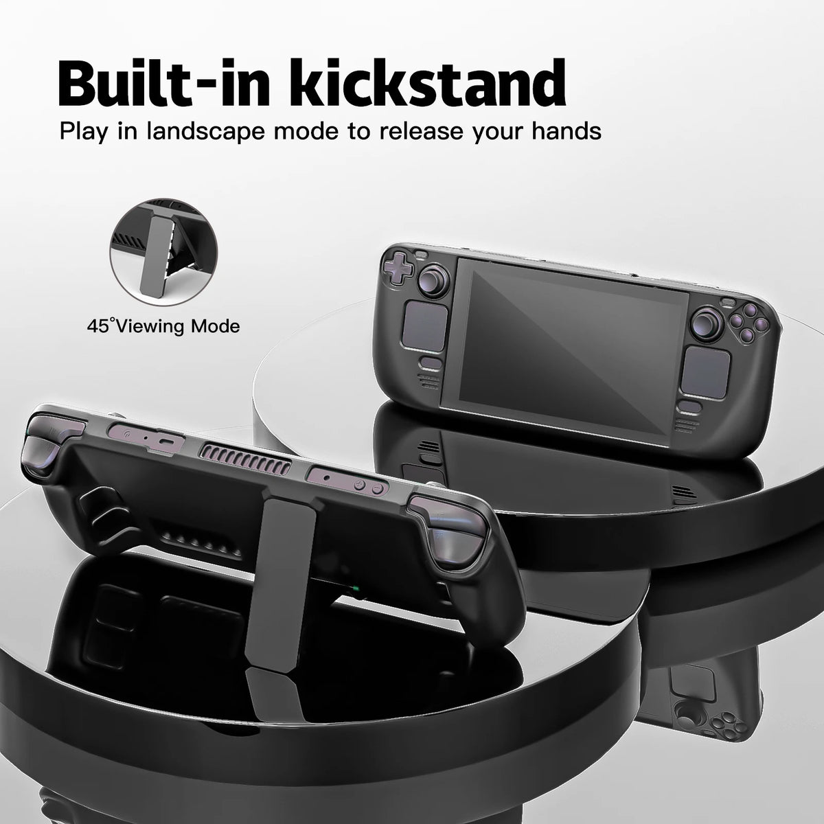 For Steam Deck LCD (2022) Steam Deck OLED (2023) Case with K
