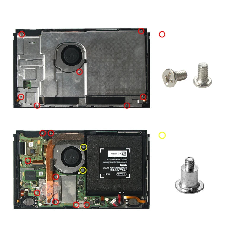 For Switch Console Housing Screw Replacement Full Screws Set
