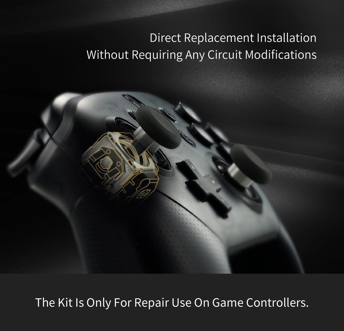 GuliKit TMR Electromagnetic Joystick for PS5 Xbox PS4 Switch